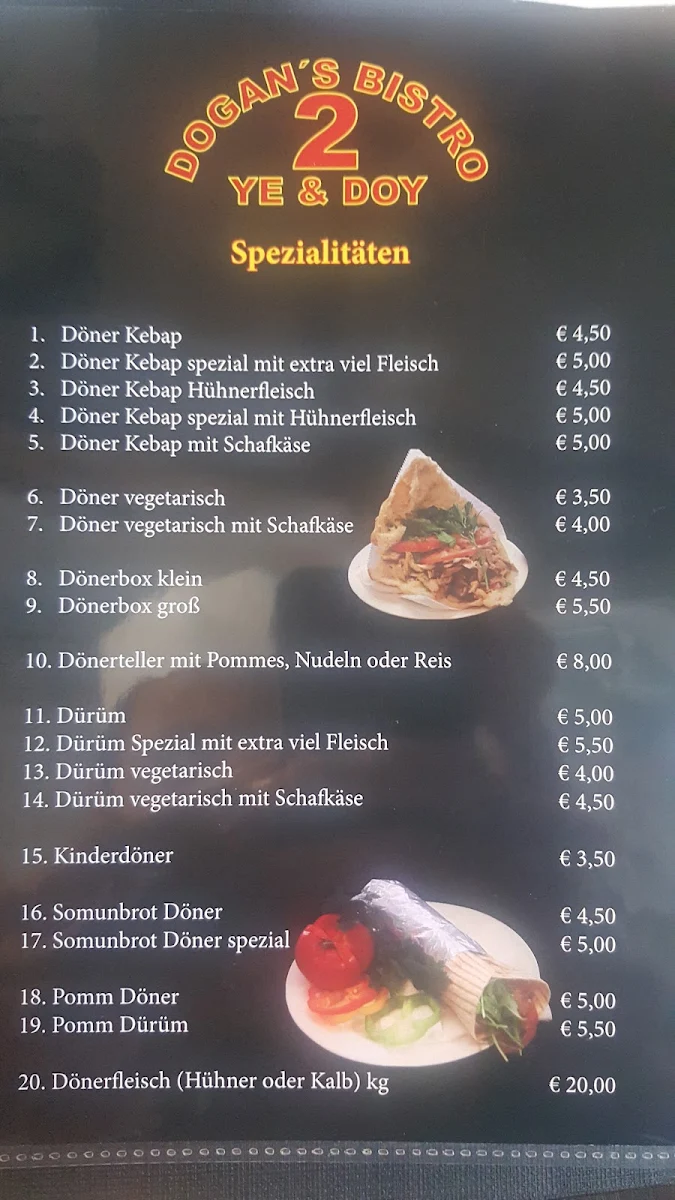 Speisekarte photo 5