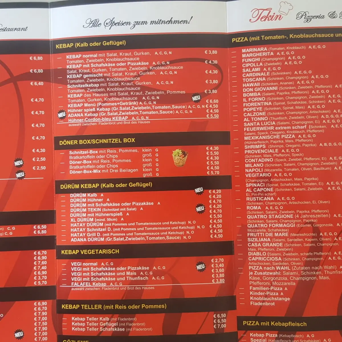 Speisekarte photo 1