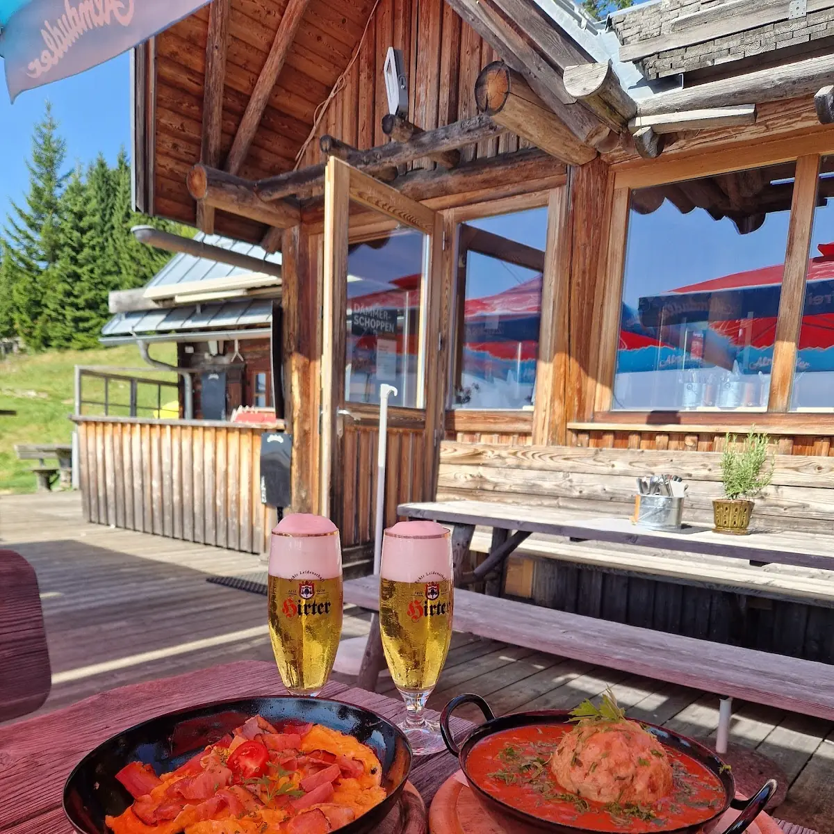 Essen und Trinken, Halterhütte am Schöckl