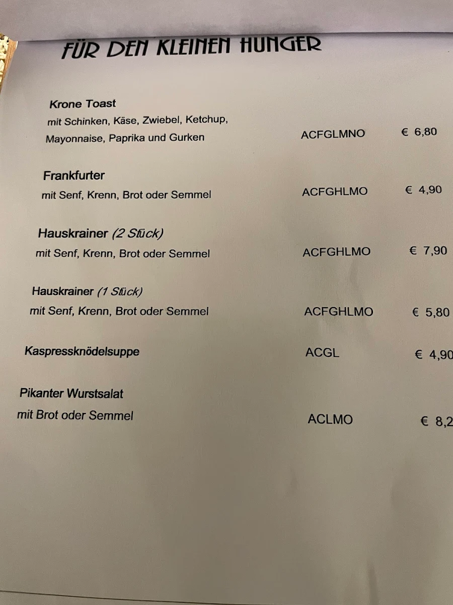 Speisekarte photo 3