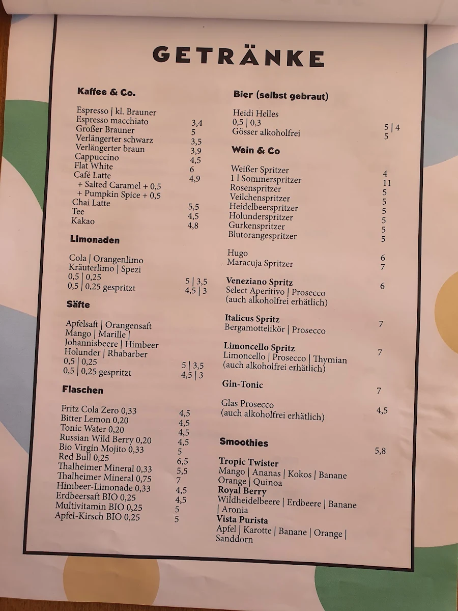 Speisekarte photo 1