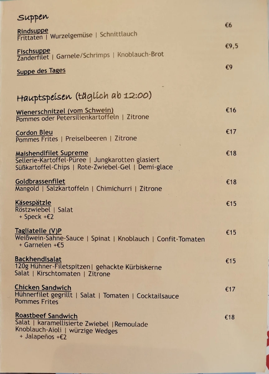 Speisekarte photo 2