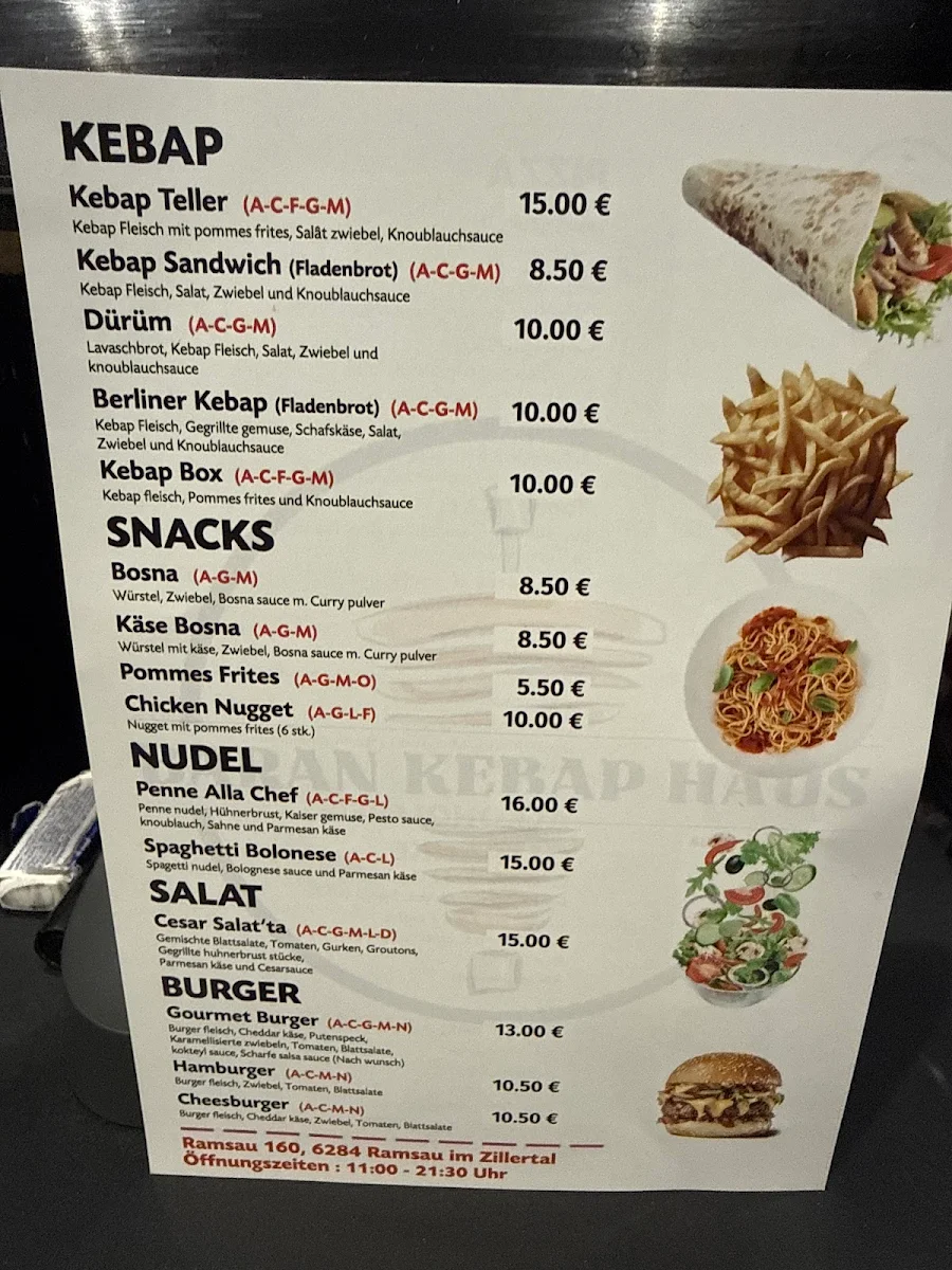 Speisekarte photo 1