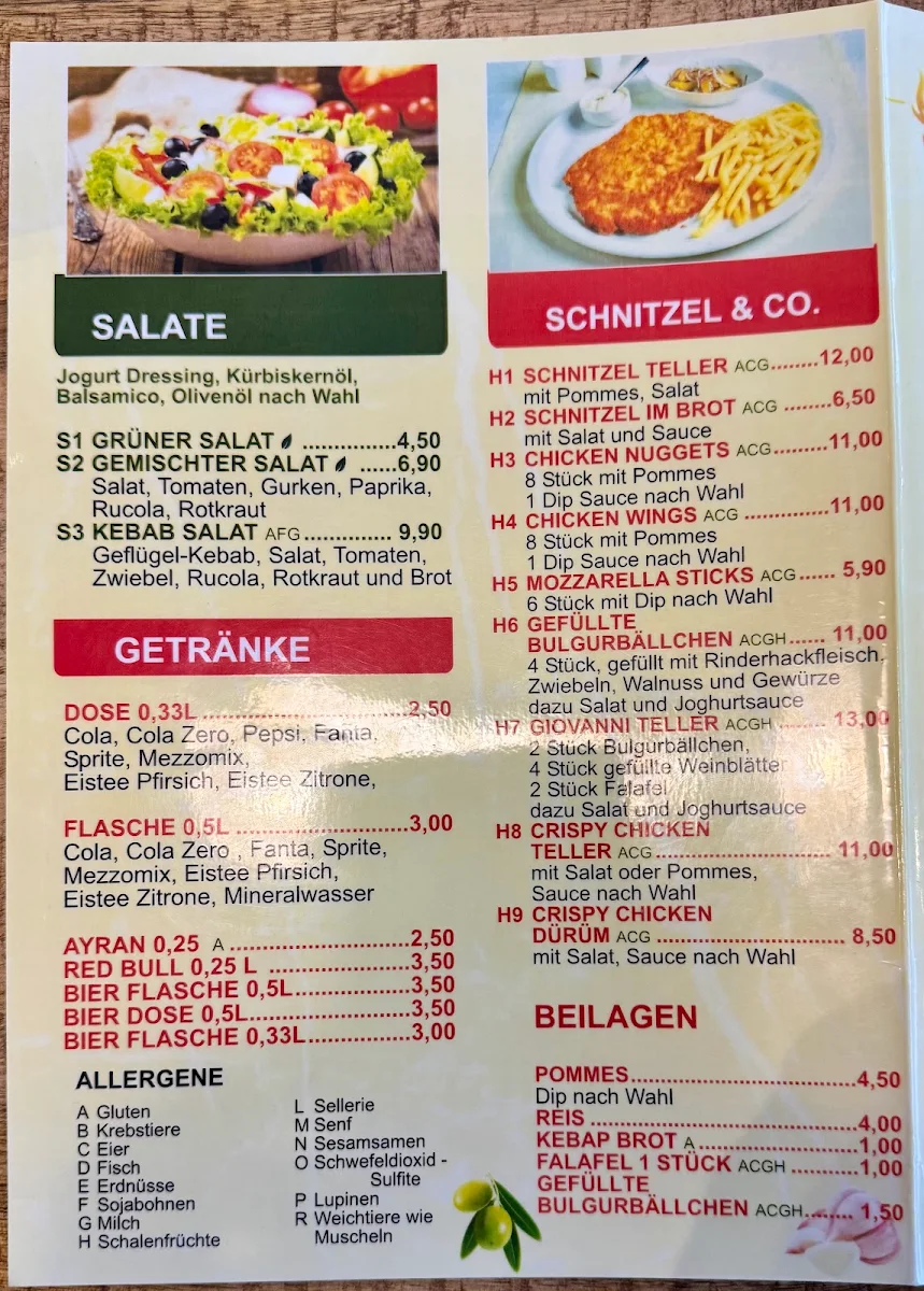 Speisekarte photo 4