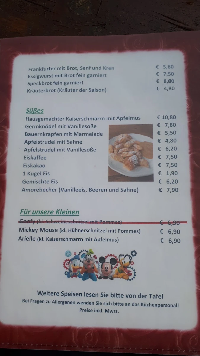 Speisekarte photo 4