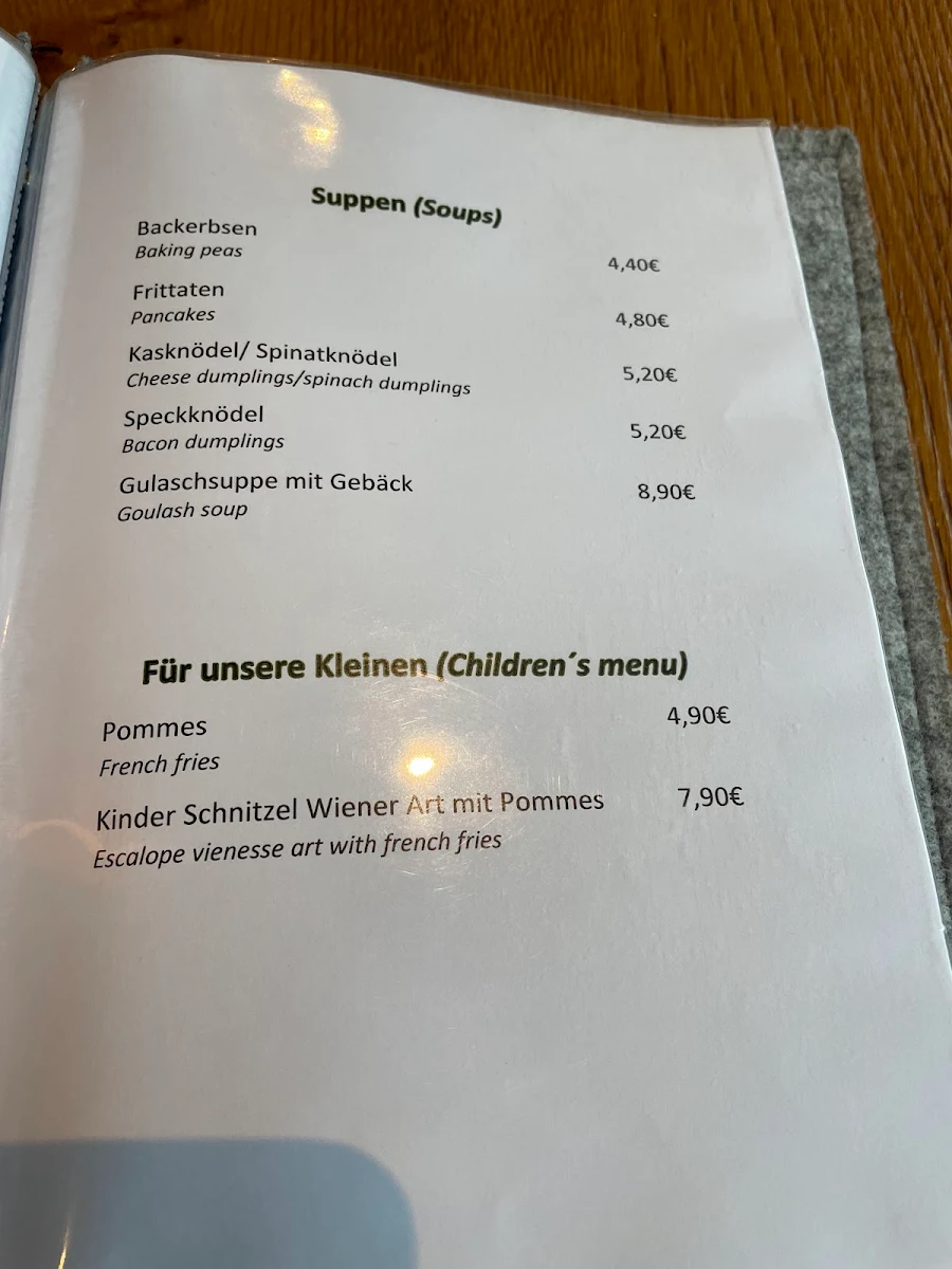 Speisekarte photo 5