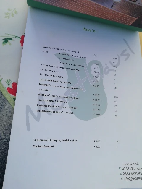 Speisekarte photo 2