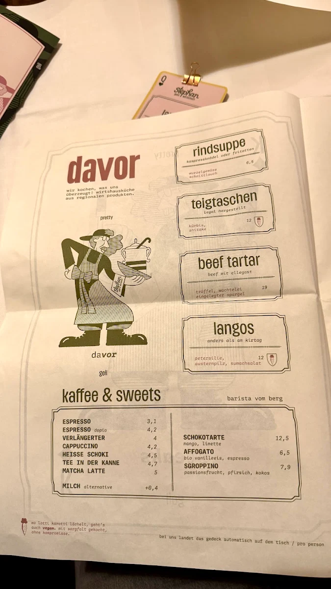 Speisekarte photo 1