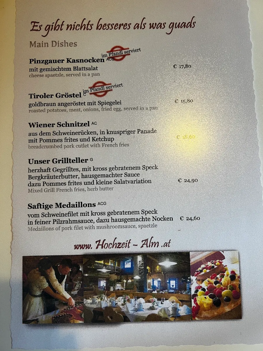 Speisekarte photo 1