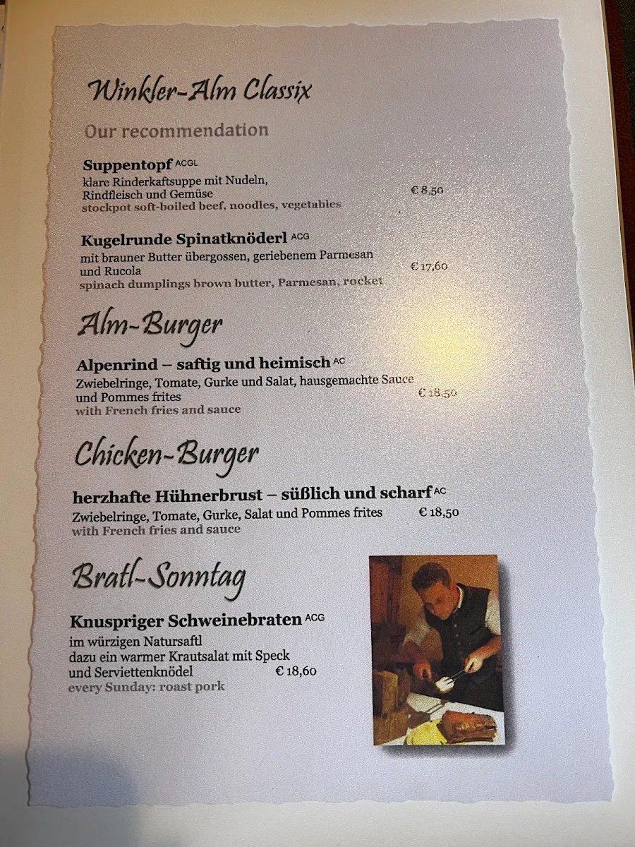 Speisekarte photo 2
