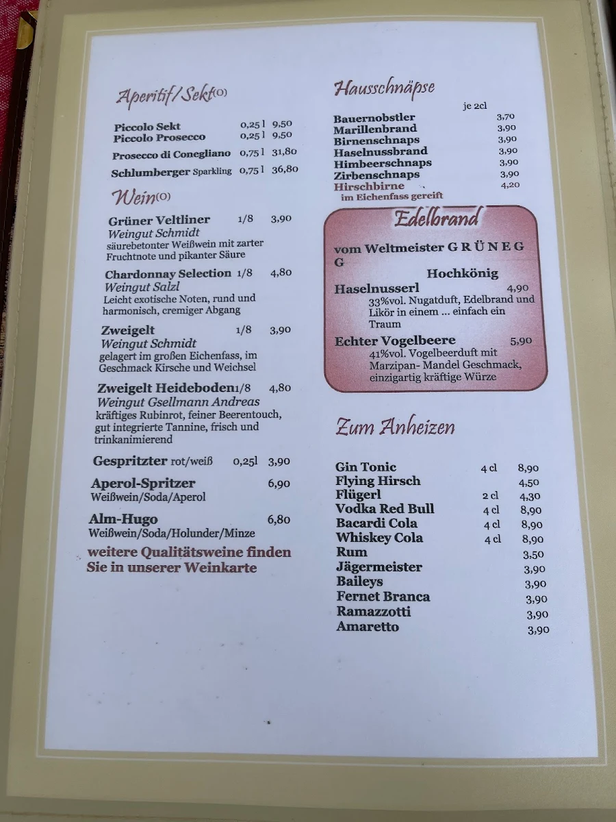 Speisekarte photo 3