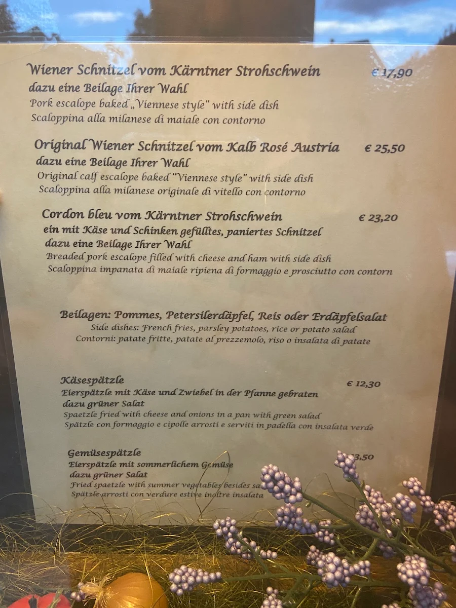 Speisekarte photo 1