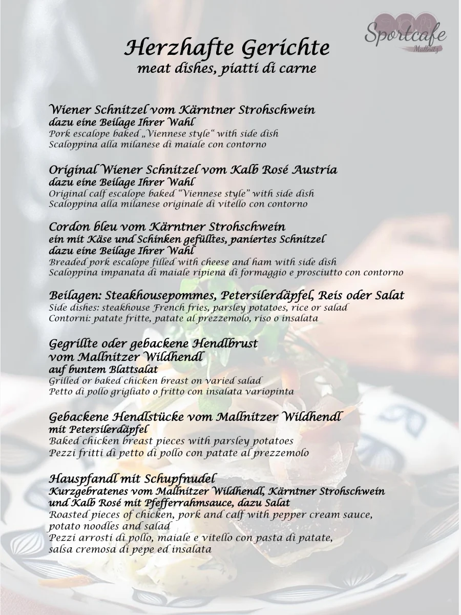 Speisekarte photo 2