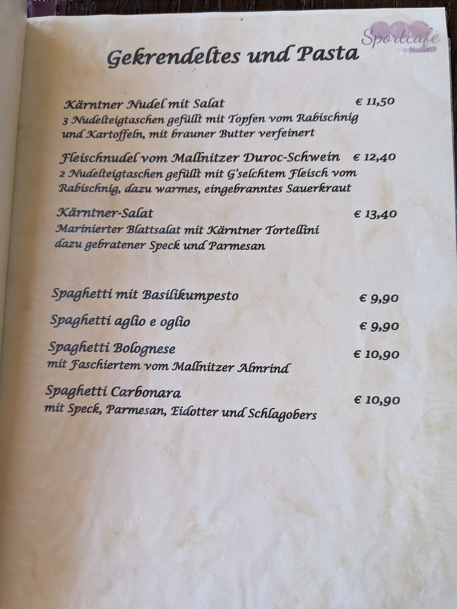 Speisekarte photo 5