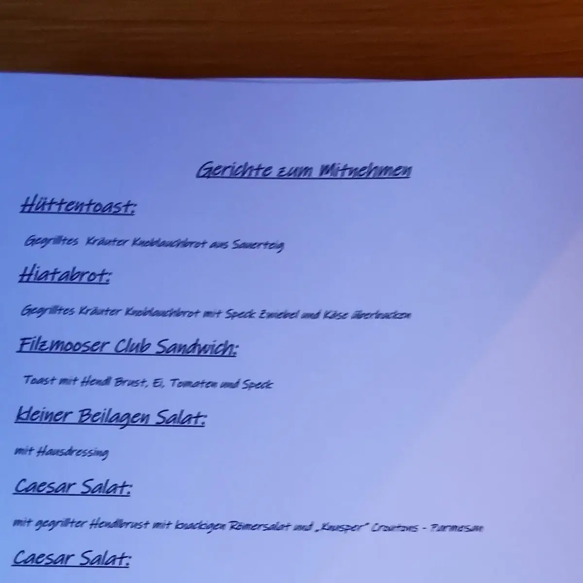Speisekarte photo 9
