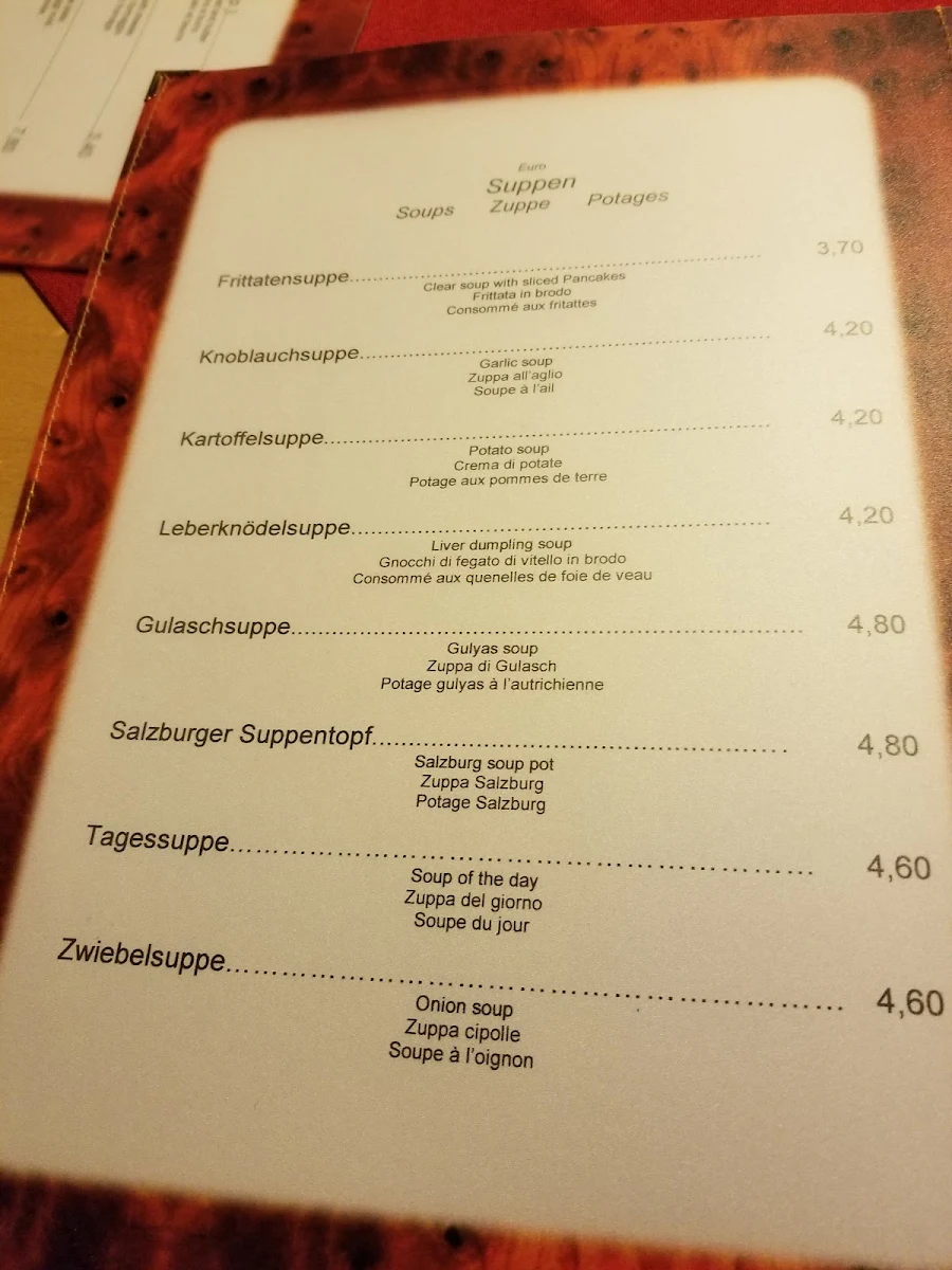 Speisekarte photo 5