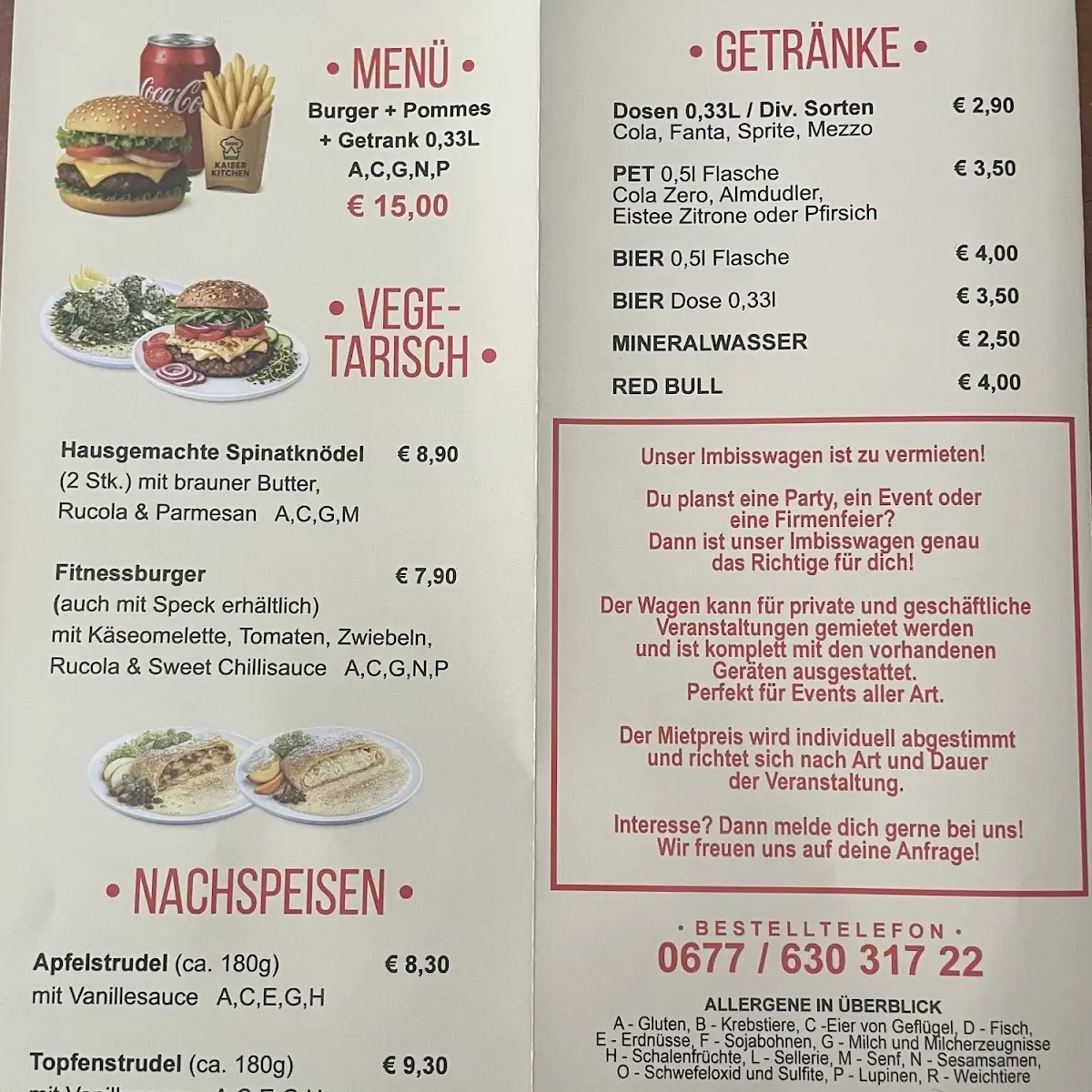 Speisekarte photo 2