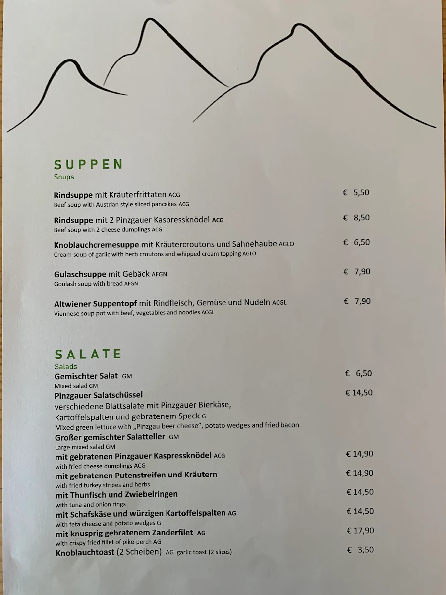 Speisekarte photo 2