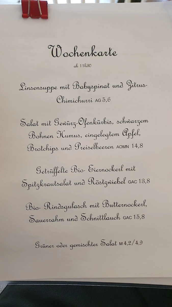 Speisekarte photo 1