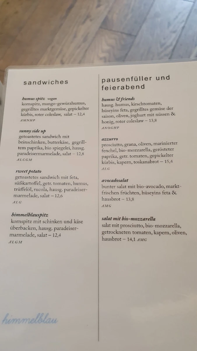 Speisekarte photo 2