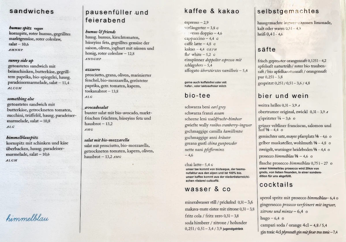 Speisekarte photo 5