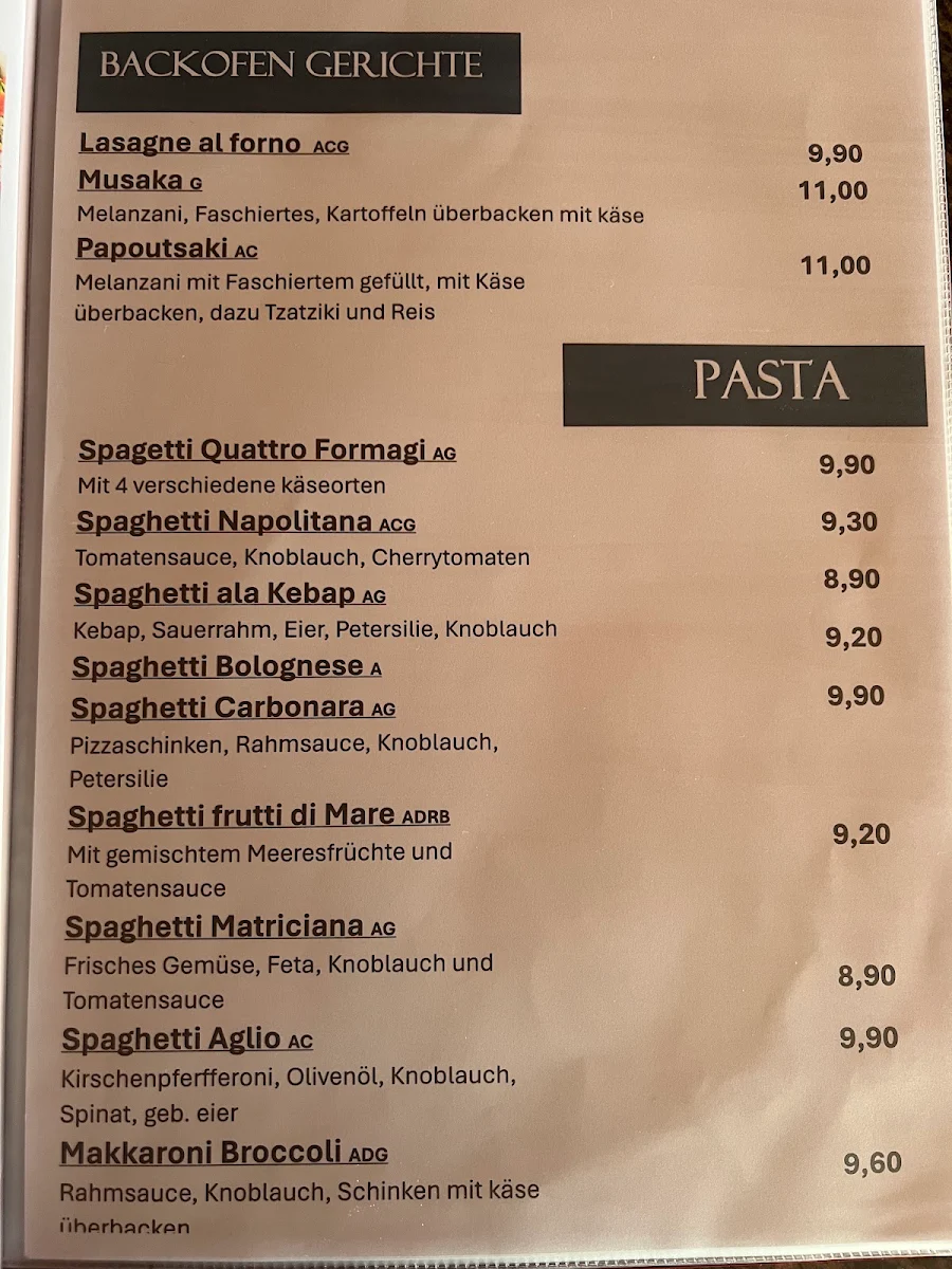 Speisekarte photo 4