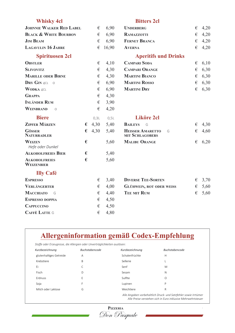 Speisekarte photo 2