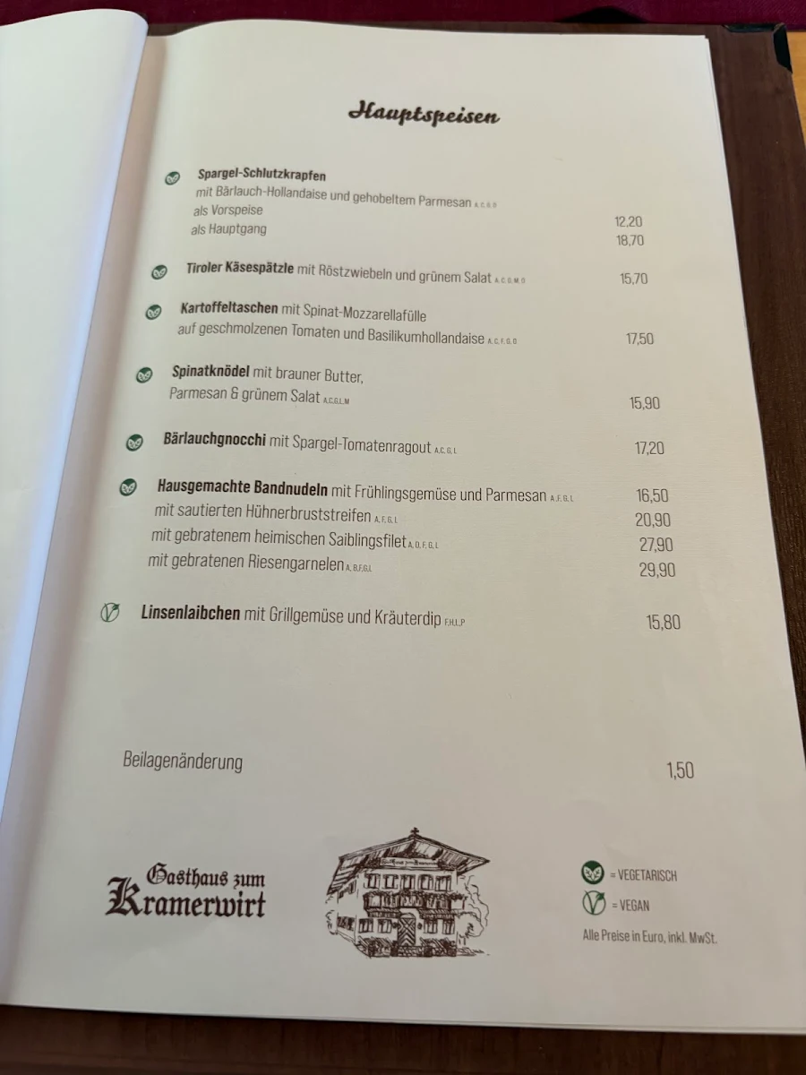 Speisekarte photo 1