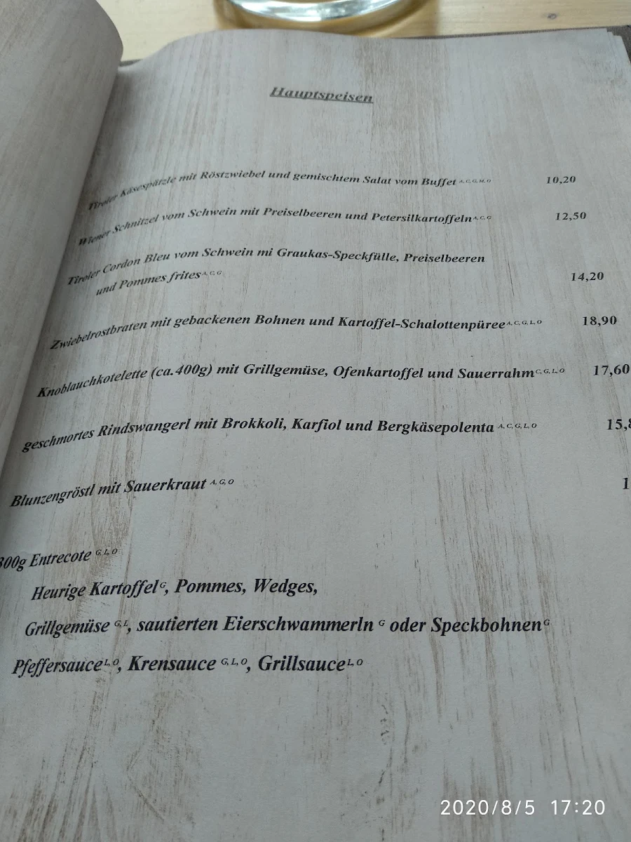 Speisekarte photo 4