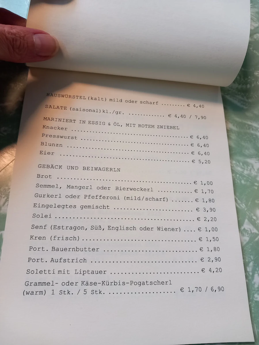 Speisekarte photo 1