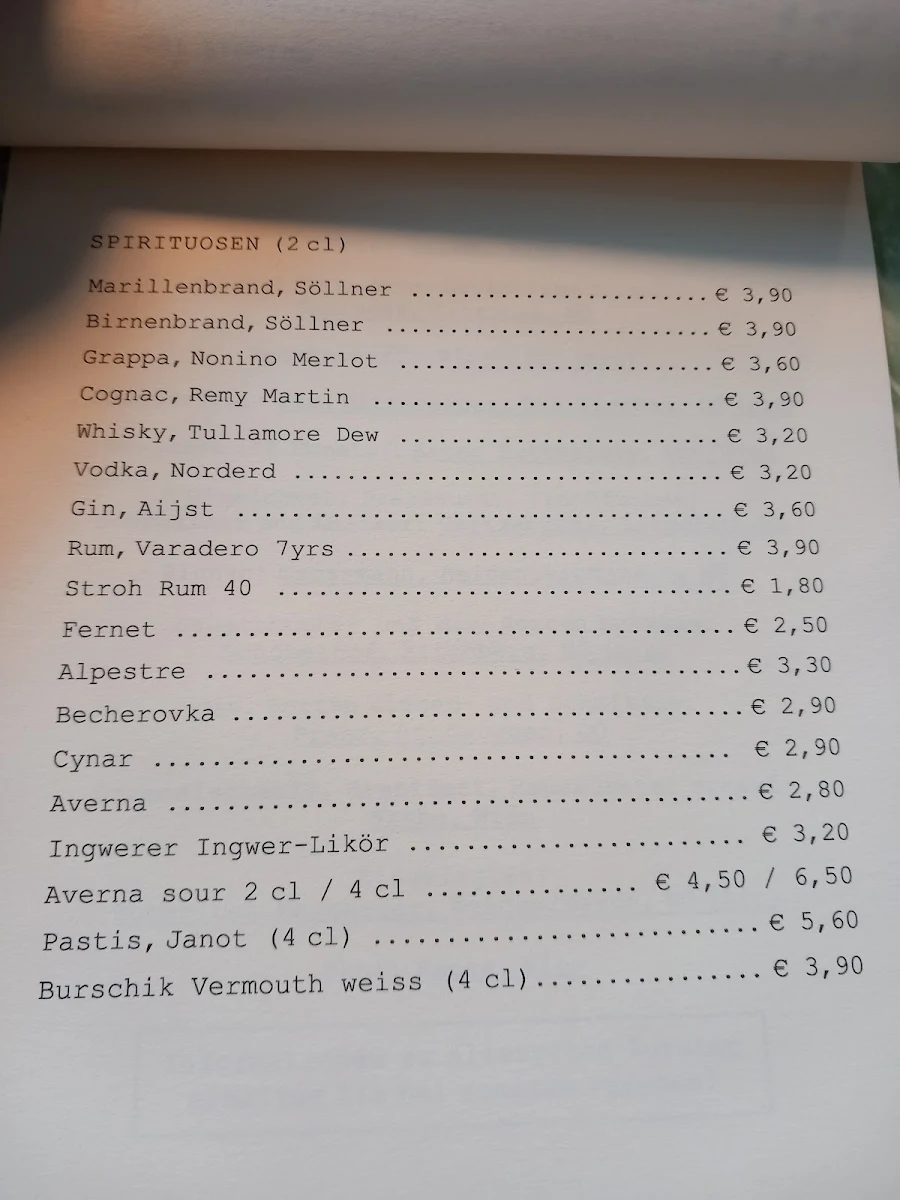 Speisekarte photo 4