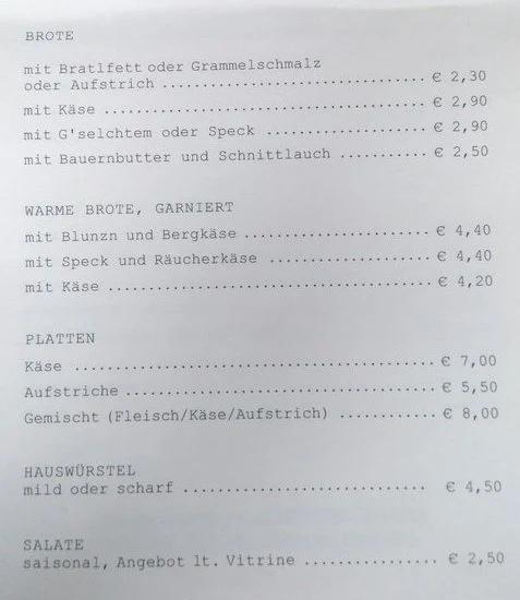 Speisekarte photo 8