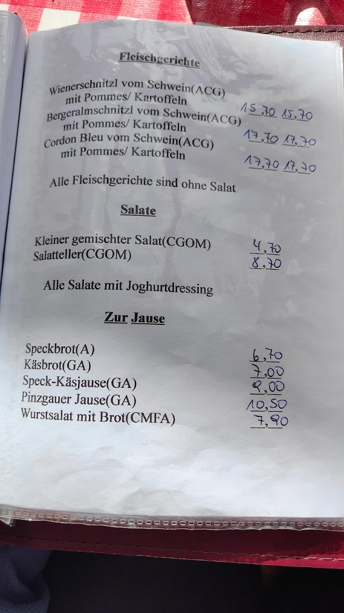 Speisekarte photo 2
