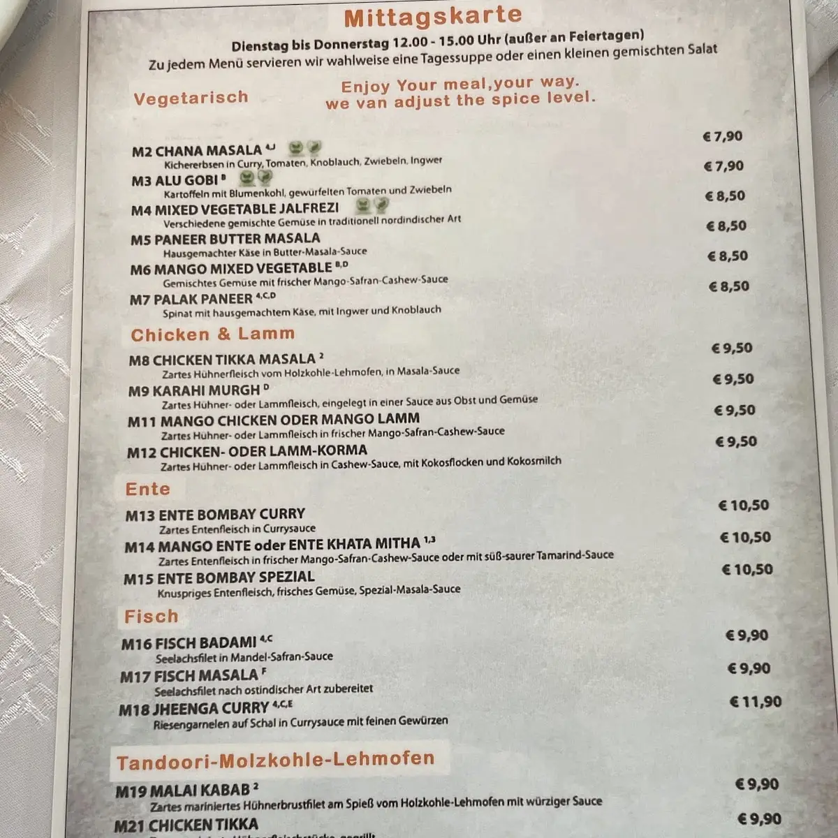 Speisekarte photo 3