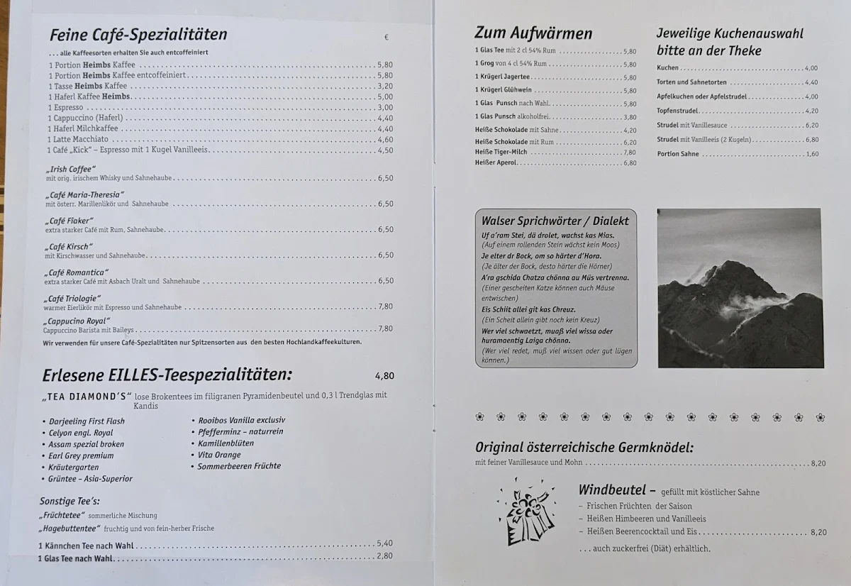 Speisekarte photo 1