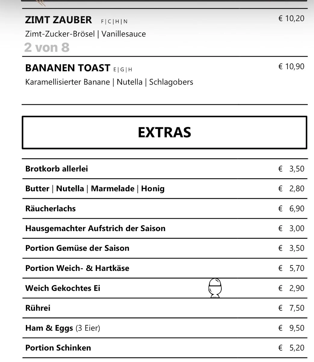 Speisekarte photo 2