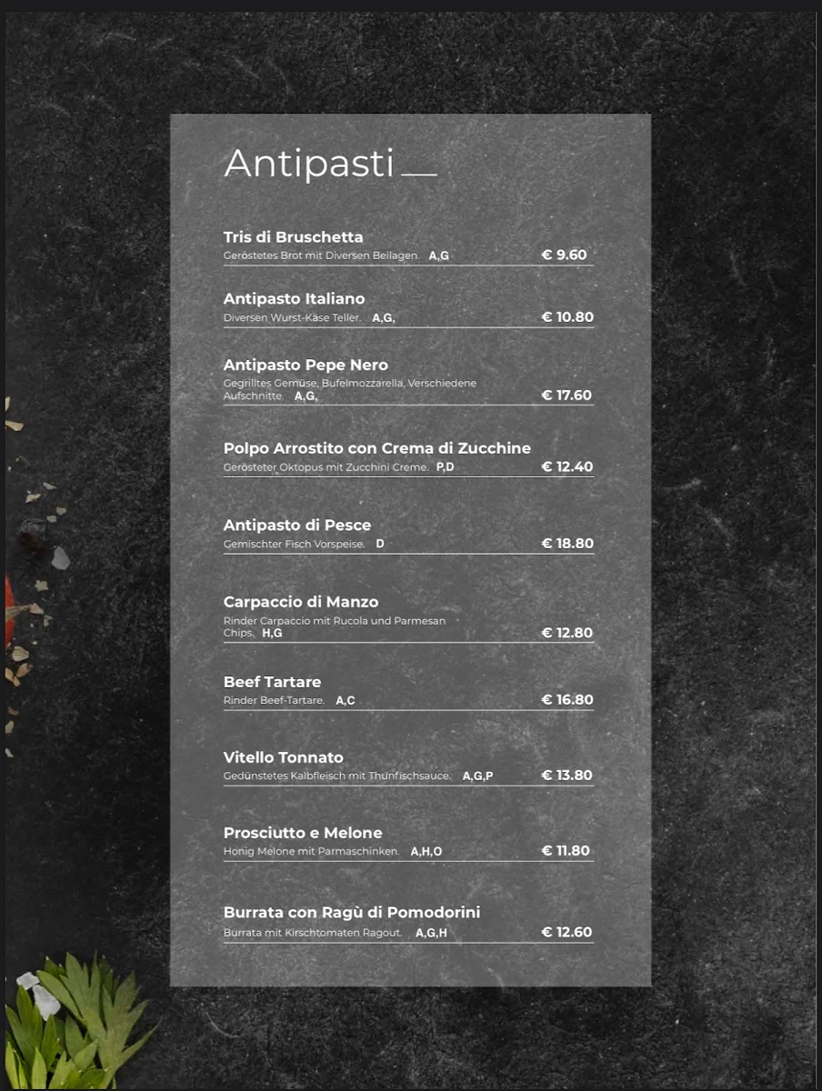 Speisekarte photo 9
