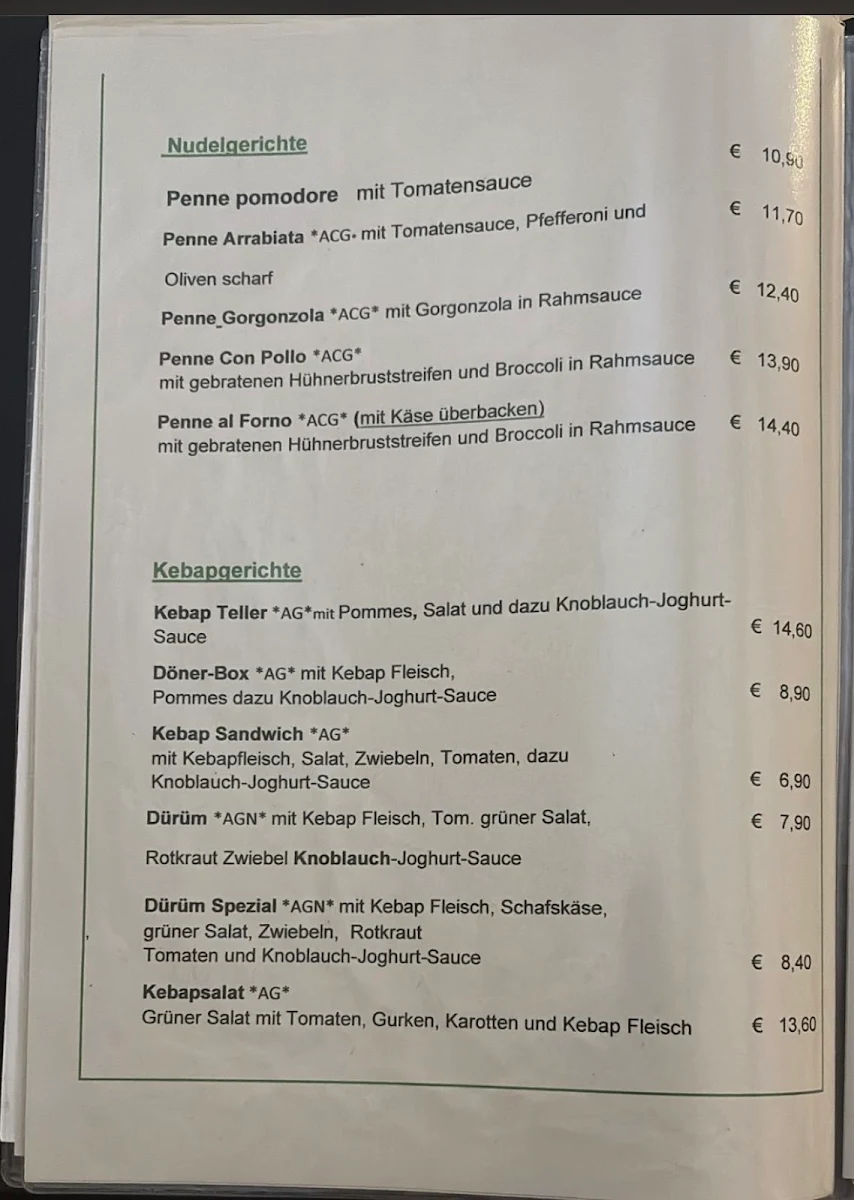 Speisekarte photo 4