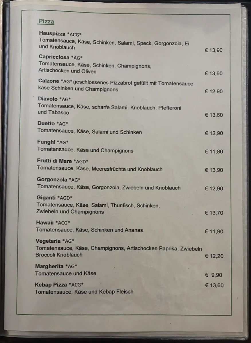 Speisekarte photo 5