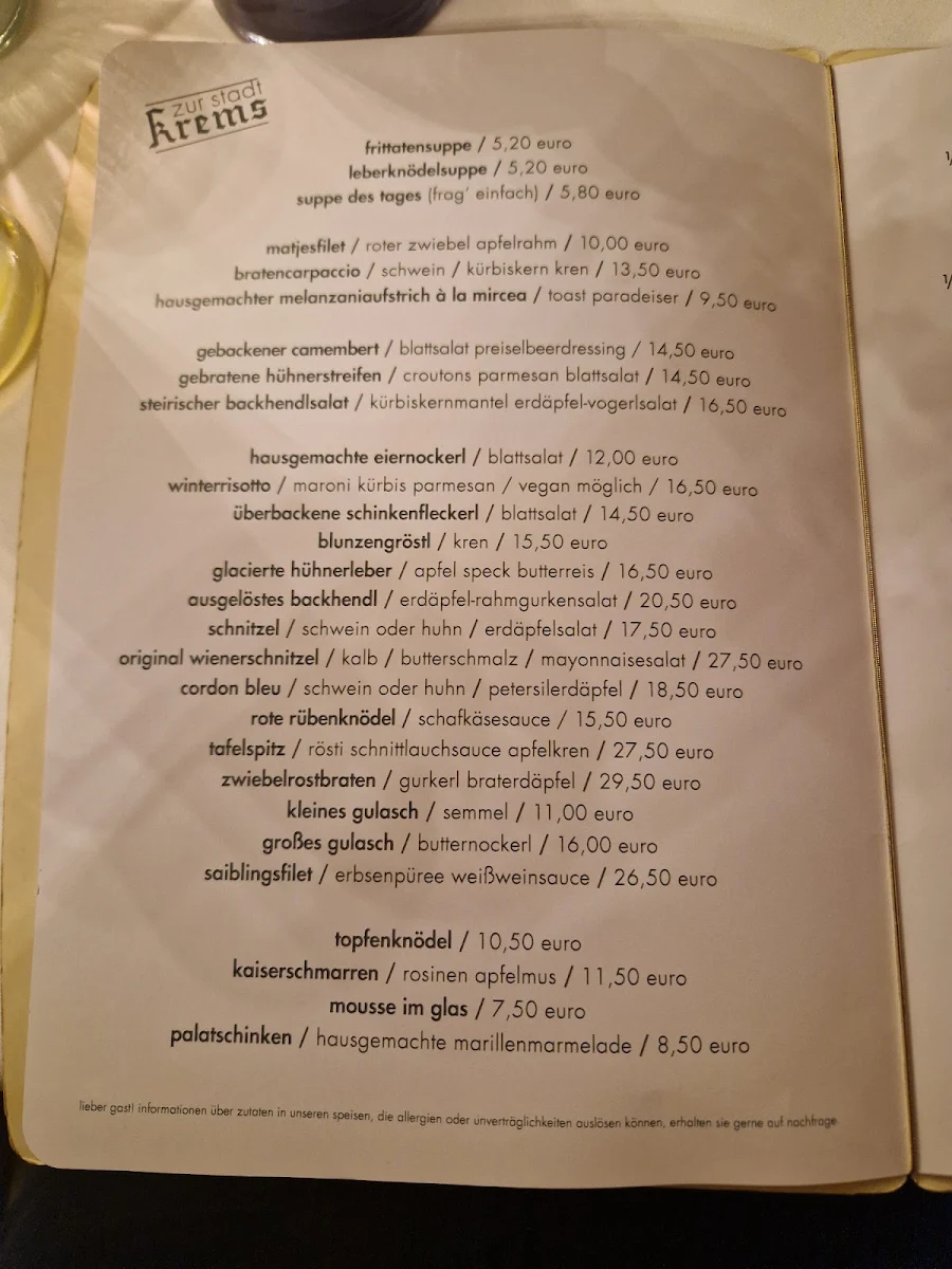 Speisekarte photo 3