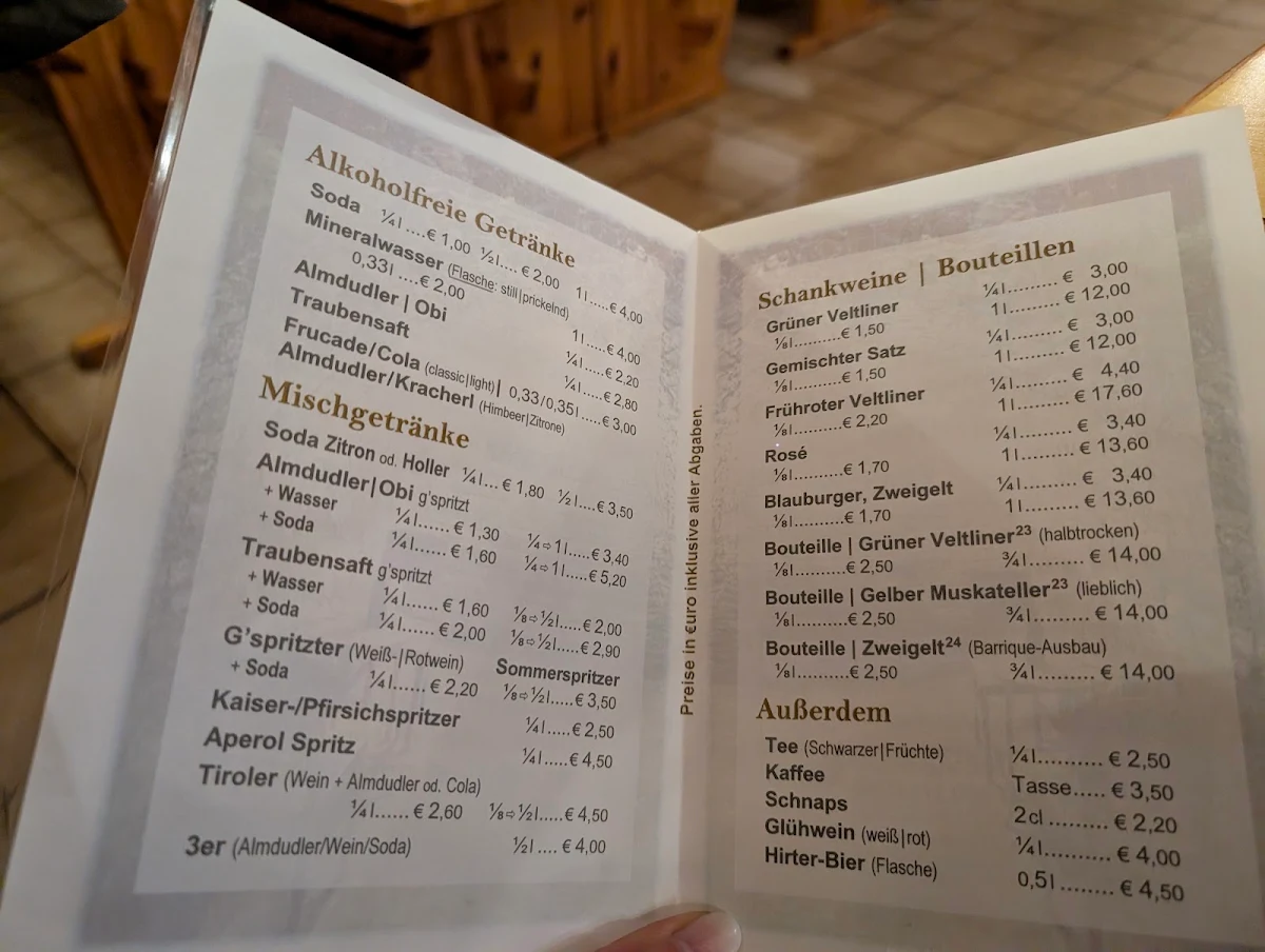 Speisekarte photo 1