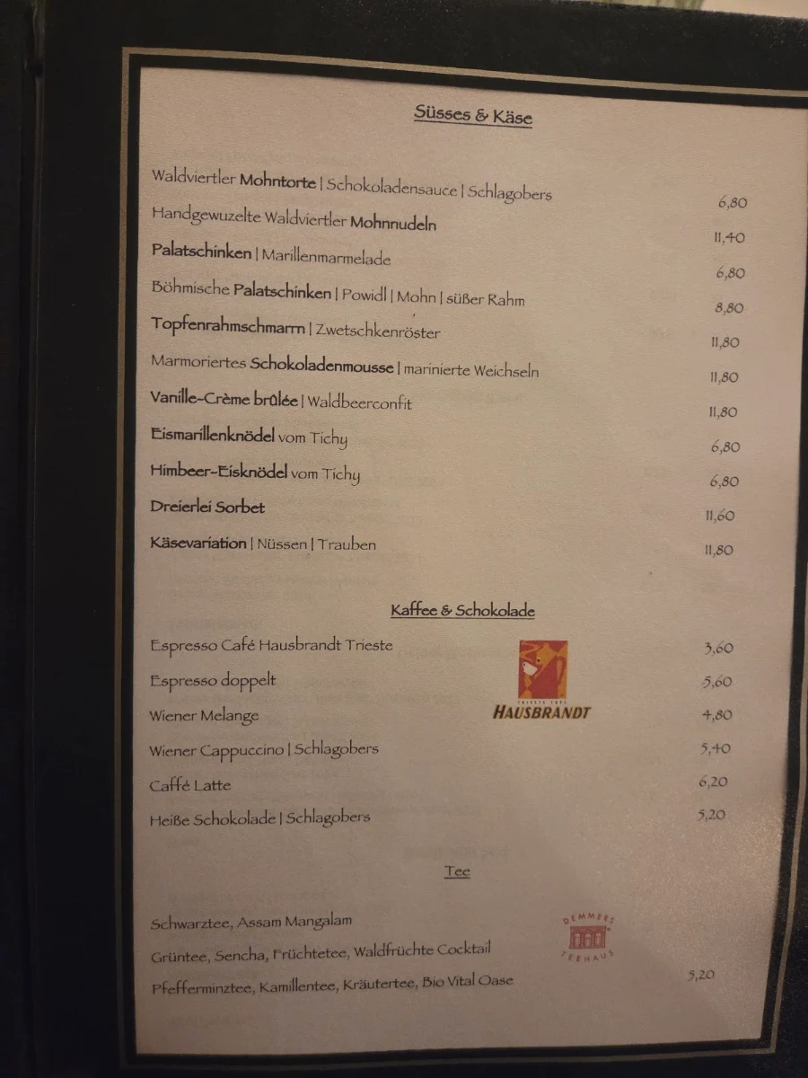 Speisekarte photo 1