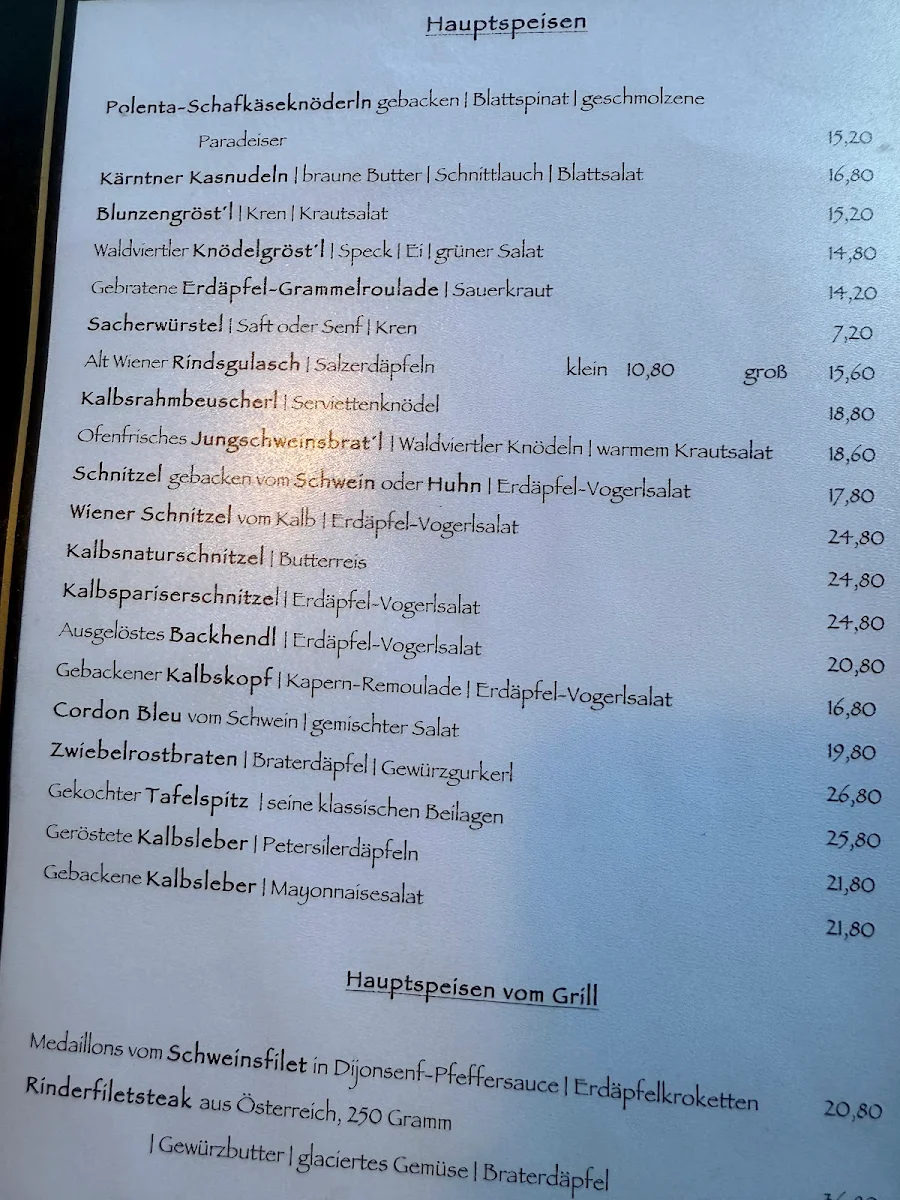 Speisekarte photo 2
