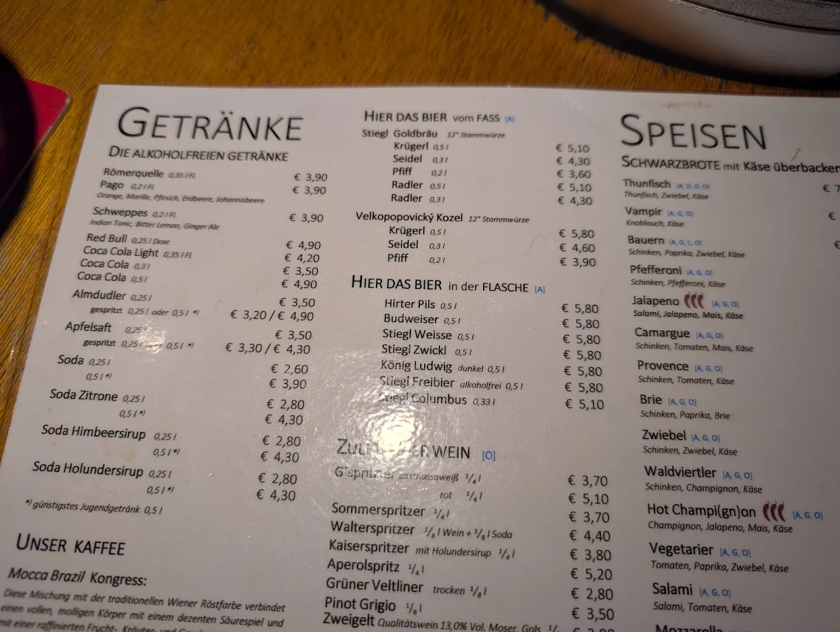 Speisekarte photo 5