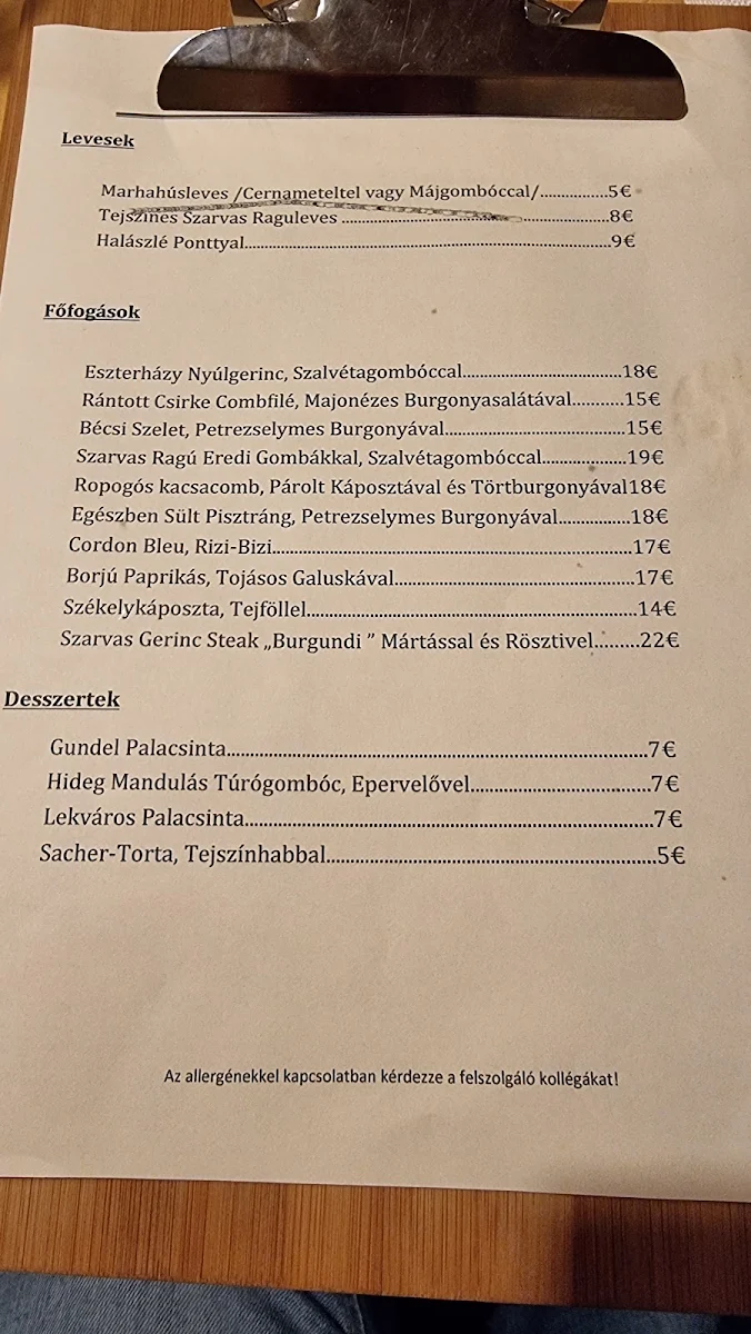 Speisekarte photo 1