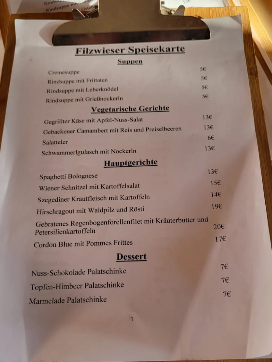 Speisekarte photo 2