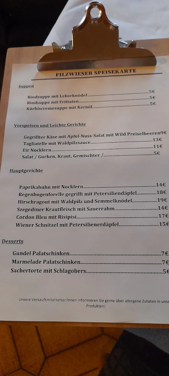 Speisekarte photo 4