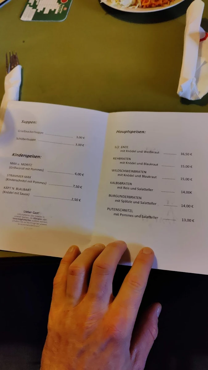 Speisekarte photo 2