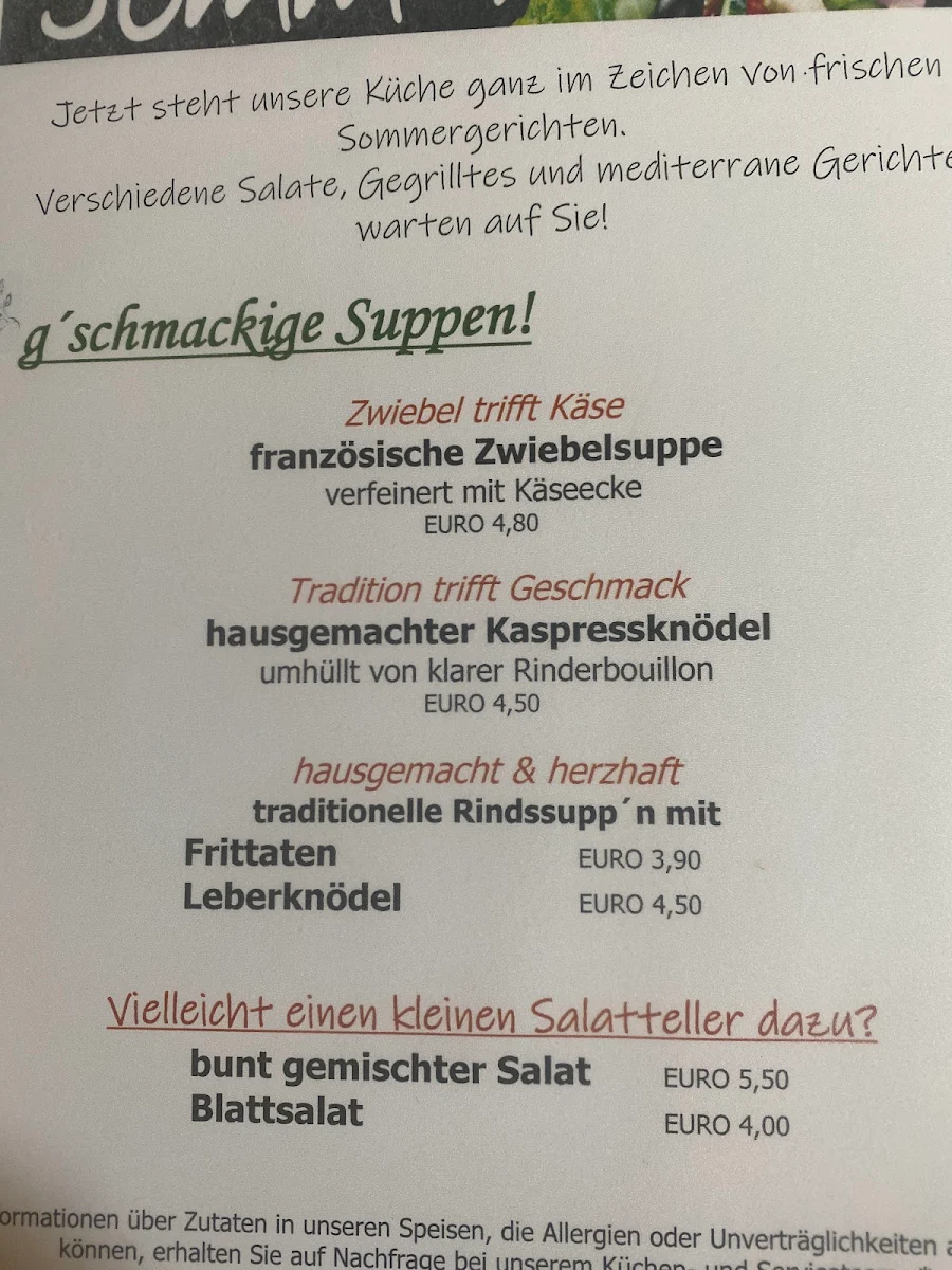 Speisekarte photo 4