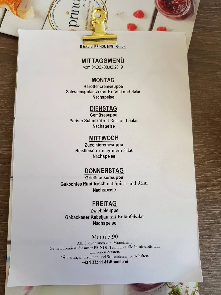 Speisekarte photo 5